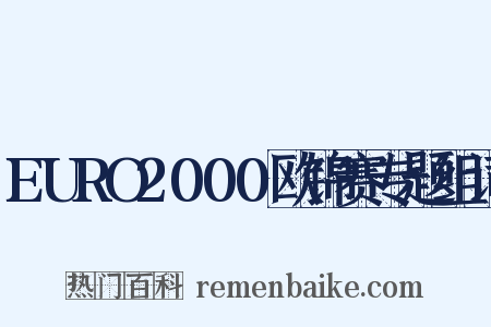 EURO2000欧锦赛专题组词是什么意思的图片